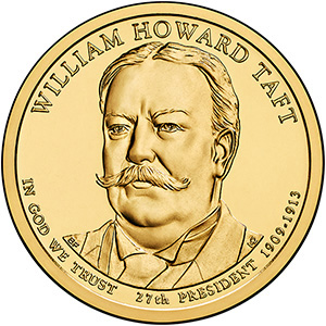 2013 (D) Presidential $1 Coin - William Howard Taft - Click Image to Close
